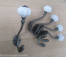 5 x Cast Iron Coat Hook