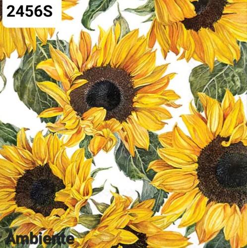 Sunflowers single paper - x,