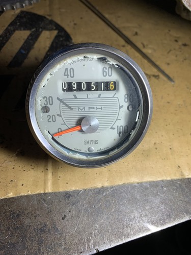 Smiths 100 mph speedometer and - smiths,