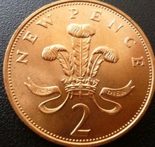 1971 TWO NEW PENCE COIN IN