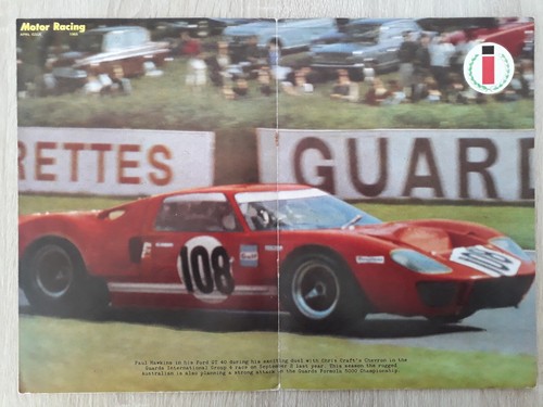 Ford gt40 poster 1969 gt - gt40,