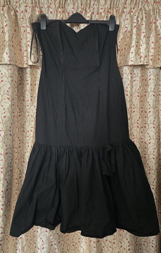 Vintage drop waist strapless - waist,