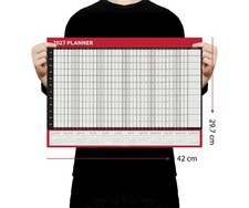 2027 A3 Size Full Year Wall
