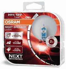 OSRAM H11 12V 55W PGJ19-2 NIGHT BREAKER LASER +150% more brightness 2pcs