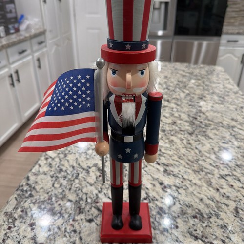 Patriotic uncle sam wooden - patriotic,