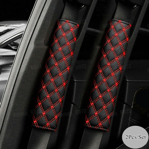 Car safety seat belt pads - car,