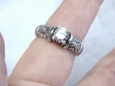 White Lab Moissanite Size 6