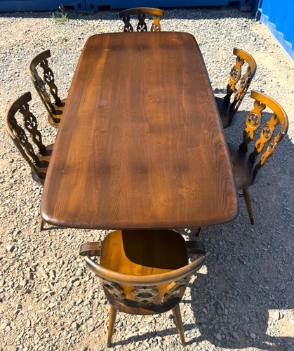 Vintage ercol dining table - vintage,