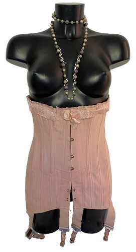 Girdle under bust corset boned