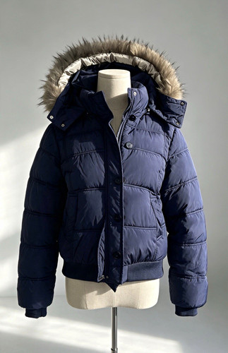 Odusa teens navy hooded puffer - odusa,