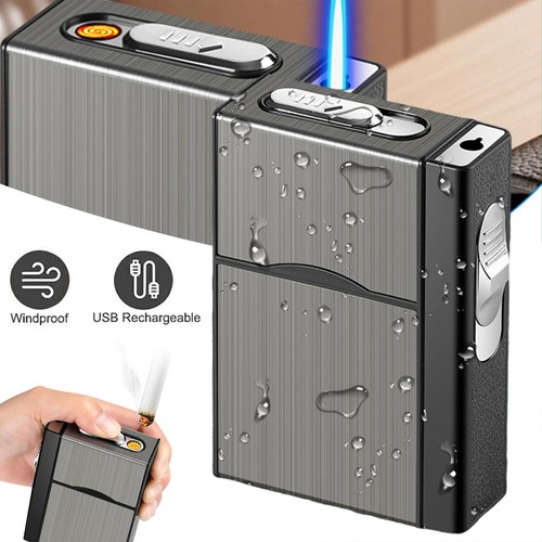 Cigarette case with lighter - cigarette,