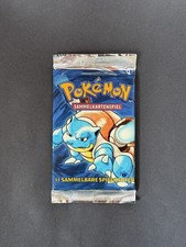 Pokemon 1st Edition Base Set Booster Pack SEALED Blastoise Artwork German