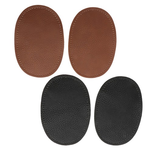 Pair leather sew oval - pair,