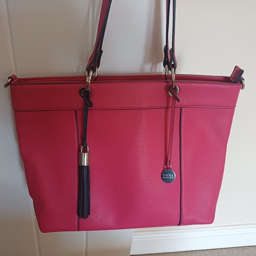 Laura ashley coral red faux - coral,
