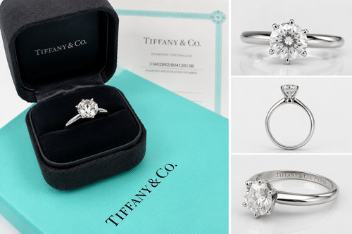 Tiffany 1 35ct - &, round