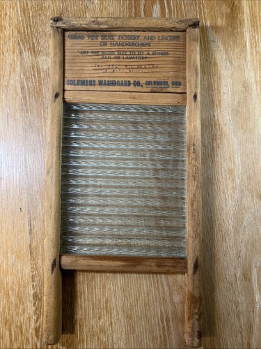 Vintage columbus washboard - columbus,