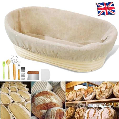 Oval banneton brotform bake - 10"oval,