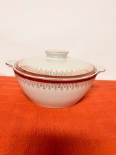 Vintage ALFRED MEAKIN glow - white ironstone tureen with lid. Free post only UK.