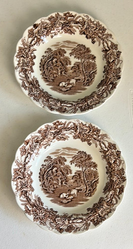 Set booths vintage brown - of,