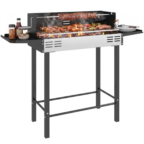Outsunny bbq rotisserie - outsunny,