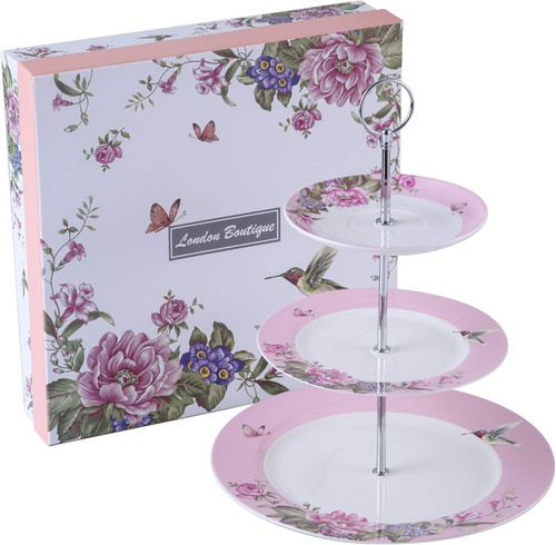 Cake stand afternoon - cake, tea