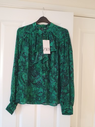 Zara really green - green, frill