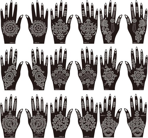 Henna tattoo stencil kit - stencil, –