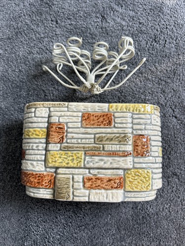 Sylvac brick wall - wall, planter