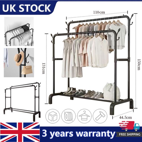 Double clothes rail hanging - double,