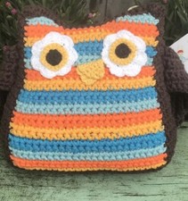 Bnwt. Beautiful Crocheted Owl