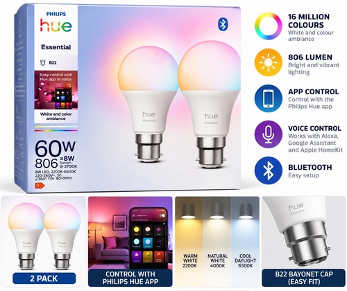 Philips hue essential b22 - philips,