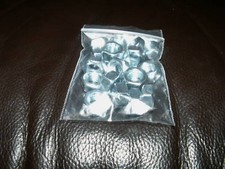 New 20 -  M8 PLAIN STEEL NUTS