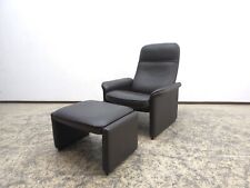 De Sede Ds 50 Designer Armchair Stool Real Leather Chair Chair Recliner Brown...