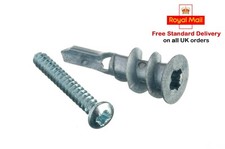PLASTERBOARD FIXINGS SELF DRILL CAVITY WALL SPEED ANCHOR PLUGS INCLUDING SCREWS