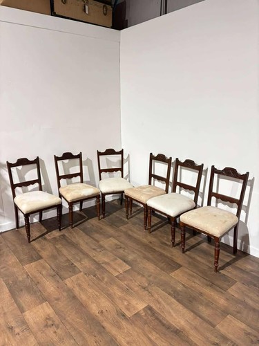 Set six edwardian - six, mahogany