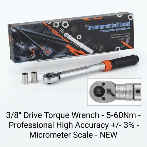 Drive torque wrench - 3/8",