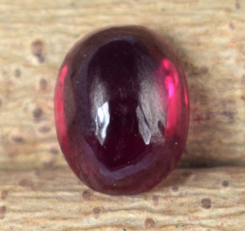 Natural burma red ruby - ct,