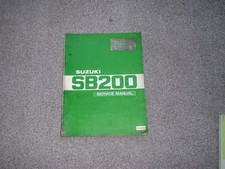 GENUINE SUZUKI SB200  WORKSHOP
