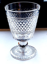ANTIQUE  GEORGIAN GLASS RUMMER  c.1830