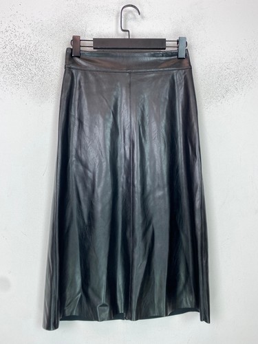 Black plain midi a - black, a-line