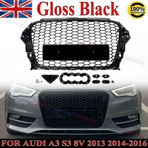 Gloss black honeycomb for - honeycomb, audi