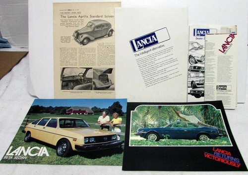 Lancia literature collection - lancia,