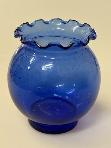 Vtg cobalt blue bubble hand - vtg,