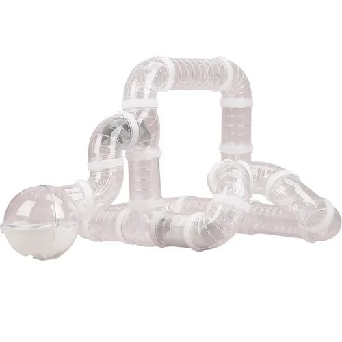 Hamster cage tunnel pipes diy - hamster,