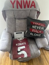 Ibrahima Konate Signed 2025/26 Liverpool Football Shirt new coa