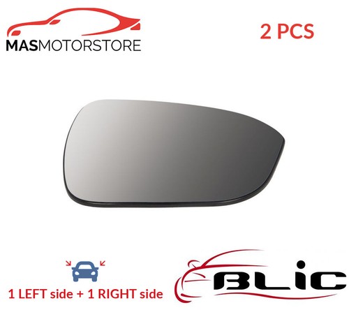 Rear view mirror glass - view, pair