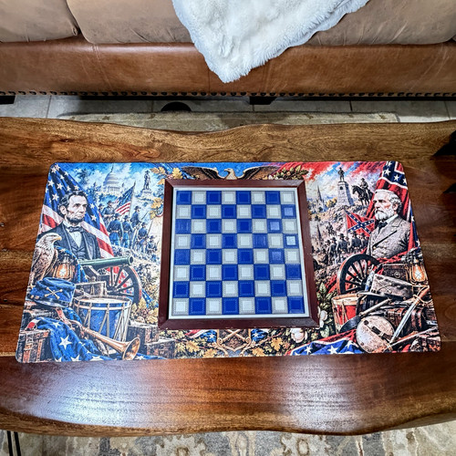 Franklin mint civil war chess - franklin,