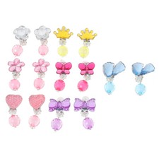  7 Pairs Tassel Ear Clips Child Clip-on Earring Children Earrings