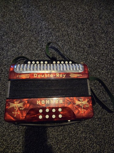Hohner double ray button - double-ray,