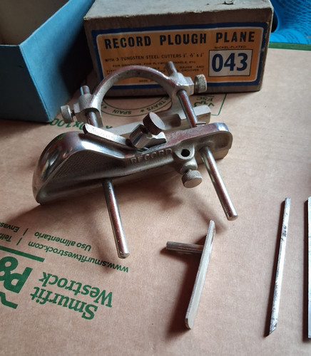 Vintage record plough plane - vintage,